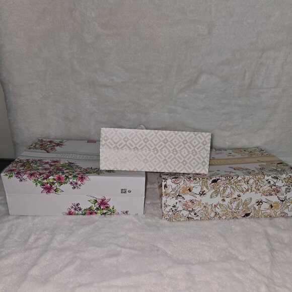 DIOR Gift Bags Floral Print Ribbon Collapsible - Picture 5 of 6
